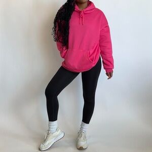 Oversized Hot Pink Hoodie